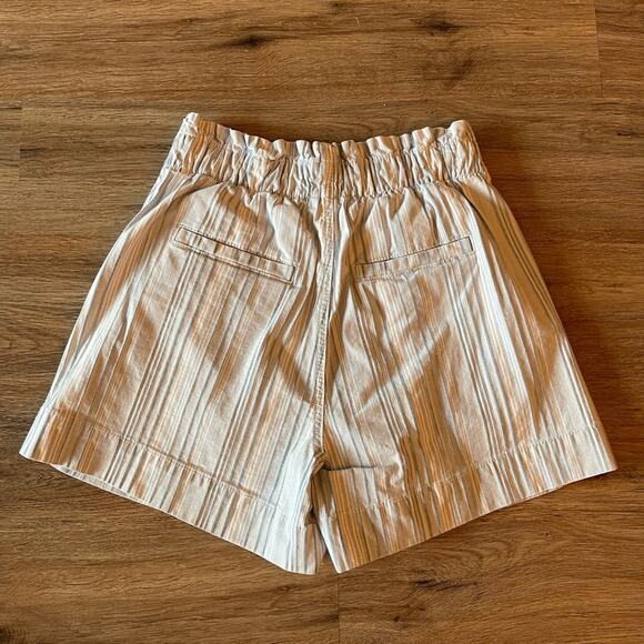 American Eagle Blue & White High Waisted Shorts Size 6 - Picture 3 of 3